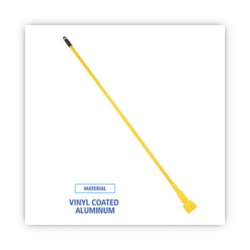 Boardwalk Plastic Jaws Mop Handle for 5" Wide Mop Heads, 1" dia x 60", Yellow (610)