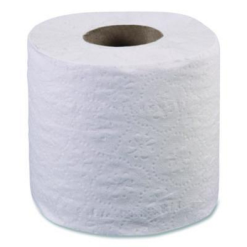 Boardwalk Two-Ply Toilet Tissue, Septic Safe, White, 400 Sheets/Roll, 96 Rolls/Carton (6144)