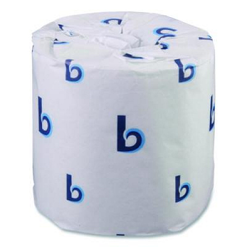 Boardwalk Two-Ply Toilet Tissue, Standard, Septic Safe, White, 4 x 3, 500 Sheets/Roll, 96 Rolls/Carton (6145)