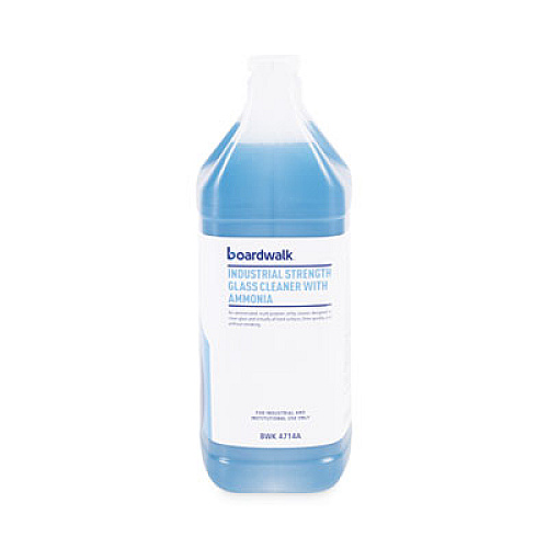 Boardwalk Industrial Strength Glass Cleaner with Ammonia, 1 gal Bottle (4714AEA)