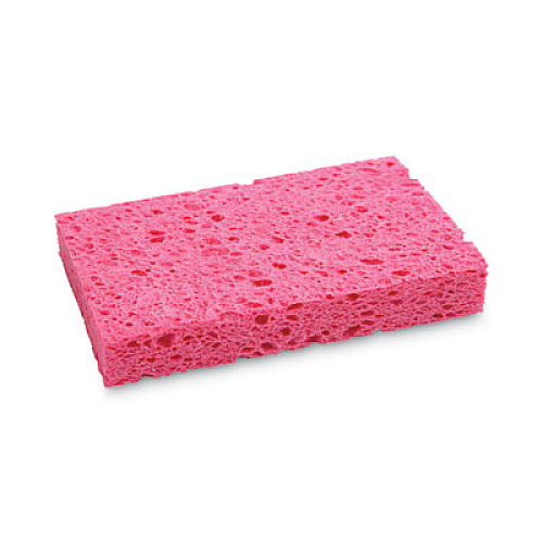 Boardwalk Small Cellulose Sponge, 3.6 x 6.5, 0.9" Thick, Pink, 2/Pack, 24 Packs/Carton (CS1A)