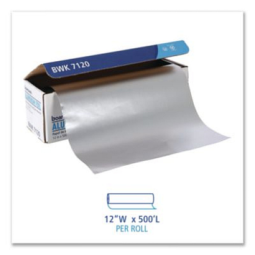 Boardwalk Heavy-Duty Aluminum Foil Roll, 87 Gauge, 12" x 500 ft (7120)