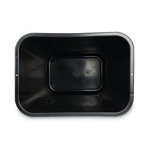 Boardwalk Soft-Sided Wastebasket, 41 qt, Plastic, Black (41QTWBBLA)