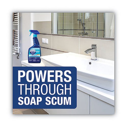 Microban 24-HOUR DISINFECTANT BATHROOM CLEANER, CITRUS, 32 OZ SPRAY BOTTLE, 6/CARTON (30120CT)