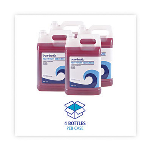 Boardwalk Heavy-Duty Degreaser, 1 Gallon Bottle, 4/Carton (4744)