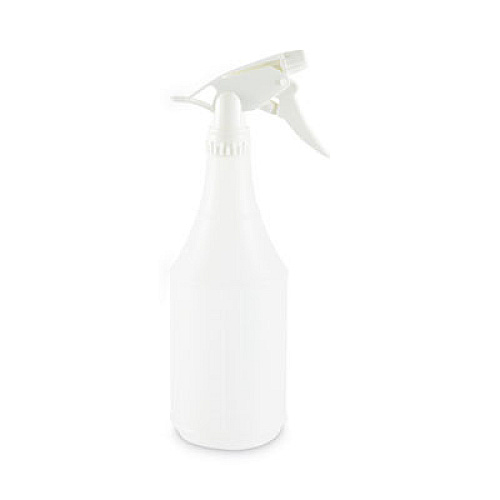 Boardwalk Embossed Plastic Spray Bottle, 24 oz, Clear, 24/Carton (00024)