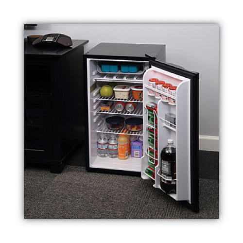 Alera 3.2 Cu. Ft. Refrigerator with Chiller Compartment, Black (RF333B)