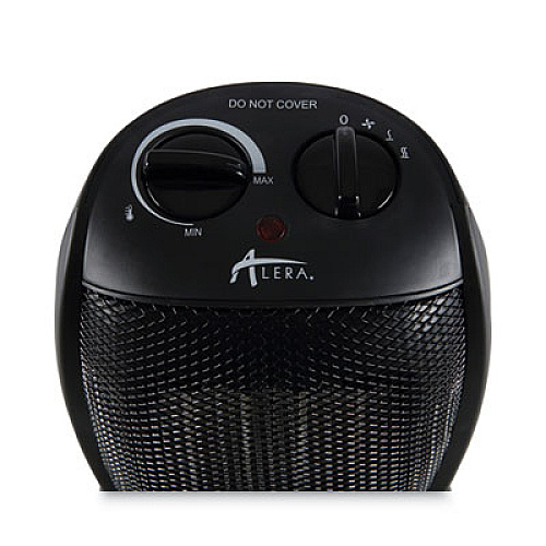 Alera Ceramic Heater, 1,500 W, 7.12 x 5.87 x 8.75, Black (HECH09)