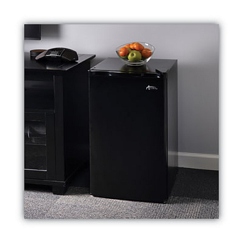 Alera 3.2 Cu. Ft. Refrigerator with Chiller Compartment, Black (RF333B)