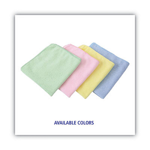 GEN Microfiber Cleaning Cloths, 16 x 16, Blue, 24/Pack (GEN16MFB)