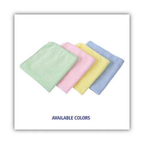 GEN Microfiber Cleaning Cloths, 16 x 16, Pink, 24/Pack (GEN16MFP)