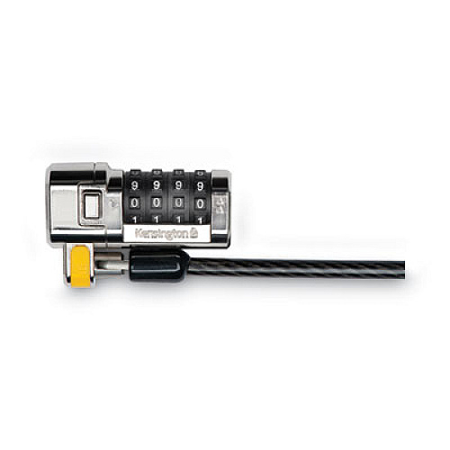 Kensington ClickSafe Combination Laptop Lock, 6ft Steel Cable, Black (64697)