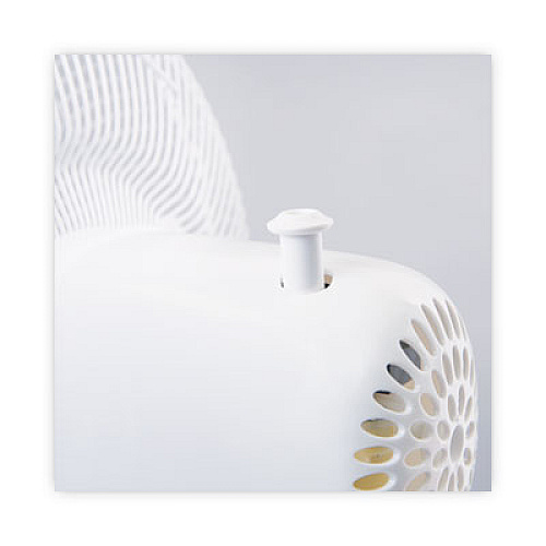Alera 12" 3-Speed Oscillating Desk Fan, Plastic, White (FAN122W)