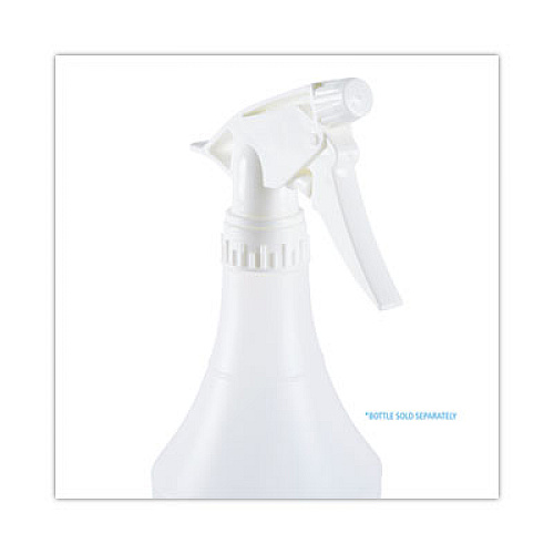 Boardwalk Non-Leaking Trigger Sprayer 300ES, 9.5" Tube, Fits 32 oz Bottles, White, 24/Carton (58109)