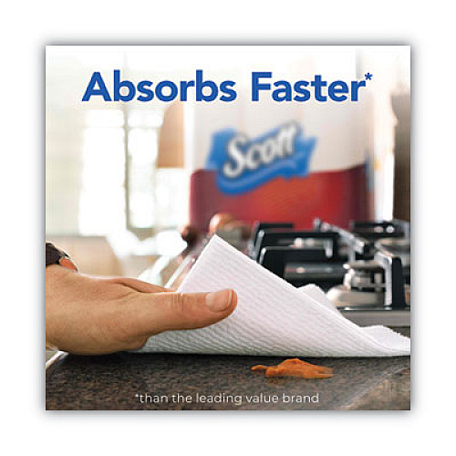 Scott Choose-A-Sheet Mega Roll Paper Towels, 1-Ply, White, 102/roll, 30 Rolls Carton (36371CT)