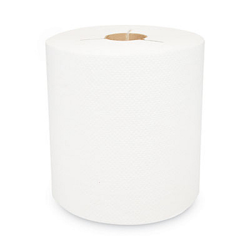 Morcon Tissue Morsoft Controlled Towels, Y-Notch, 1-Ply, 8" x 800 ft, White, 6 Rolls/Carton (400WY)