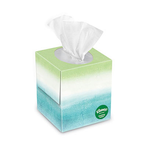 Kleenex LOTION FACIAL TISSUE, 2-PLY, WHITE, 65 SHEETS/BOX, 27 BOXES/CARTON (49974CT)