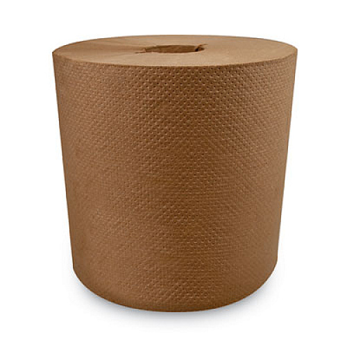 Morcon Tissue Morsoft Controlled Towels, I-Notch, 7.5" x 800 ft, Kraft, 6/Carton (300RI)
