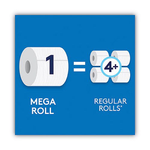 Cottonelle Ultra CleanCare Toilet Paper, Strong Tissue, Mega Rolls, Septic Safe, 1 Ply, White, 340 Sheets/Roll, 12 Rolls (47804)