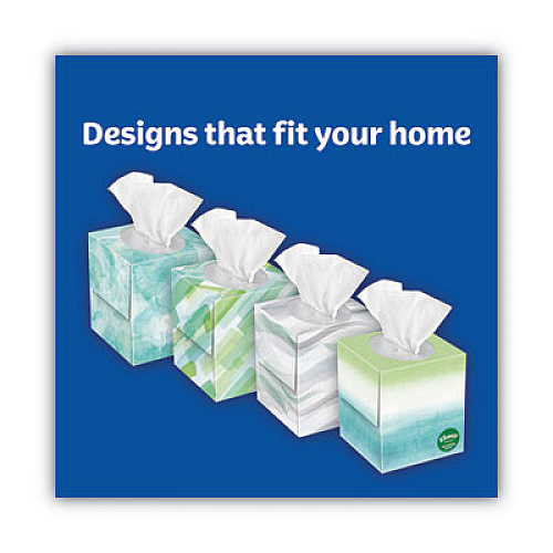 Kleenex LOTION FACIAL TISSUE, 2-PLY, WHITE, 65 SHEETS/BOX, 27 BOXES/CARTON (49974CT)