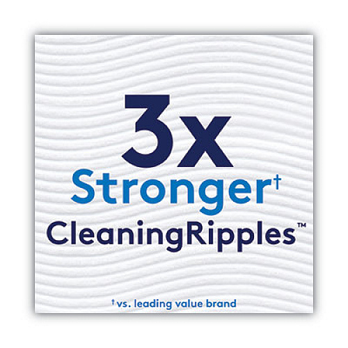 Cottonelle Ultra CleanCare Toilet Paper, Strong Tissue, Mega Rolls, Septic Safe, 1 Ply, White, 340 Sheets/Roll, 12 Rolls (47804)