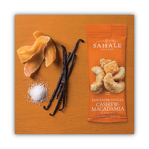 Sahale Snacks Glazed Mixes, Tangerine Vanilla, 1.5 oz Pouch, 18/Carton (900015)