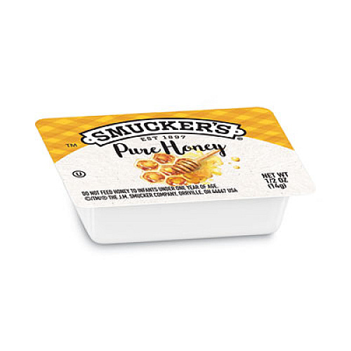 Smucker's Honey, Single Serving Packs,0.5 oz, 200/Carton (763)