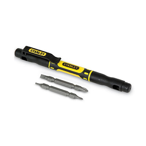 Stanley 4 in-1 Pocket Screwdriver, Black (66344)