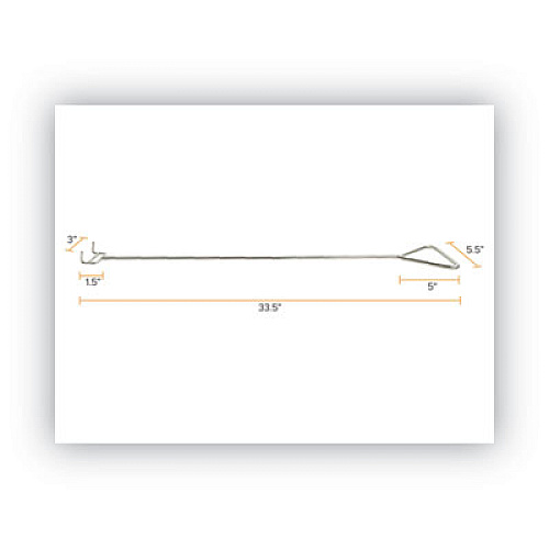 Mule Dolly Handle for Bostitch BMUELG2P, Silver (BMULEHANDLE2)