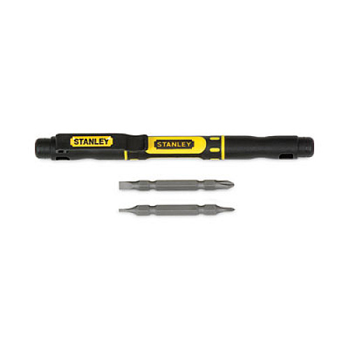 Stanley 4 in-1 Pocket Screwdriver, Black (66344)