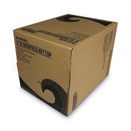 Boardwalk Convenience Pack Paper Hot Cups, 8 oz, Deerfield Print, 9 Cups/Sleeve, 34 Sleeves/Carton (BWKDEER8HCUPOP)