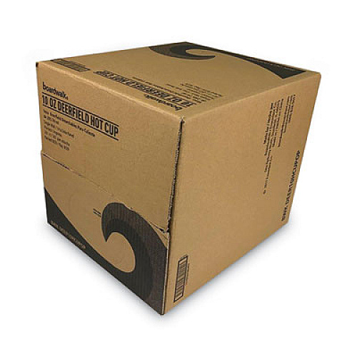 Boardwalk Convenience Pack Paper Hot Cups, 10 oz, Deerfield Print, 9 Cups/Sleeve, 29 Sleeves/Carton (BWKDEER10HCUPOP)
