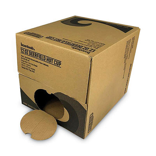 Boardwalk Convenience Pack Paper Hot Cups, 12 oz, Deerfield Print, 9 Cups/Sleeve, 25 Sleeves/Carton (BWKDEER12HCUPOP)