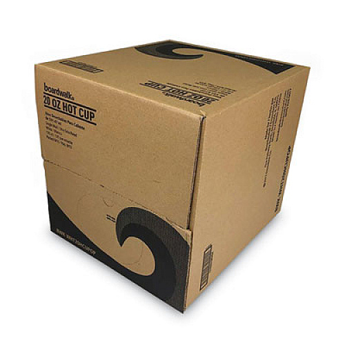 Boardwalk Convenience Pack Paper Hot Cups, 20 oz, Deerfield Print, 9 Cups/Sleeve, 15 Sleeves/Carton (BWKDEER20HCUPOP)
