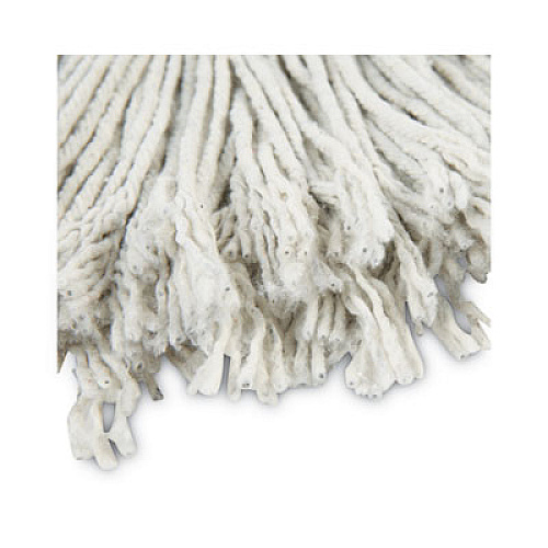 Boardwalk Cut-End Wet Mop Head, Cotton, #24, White 12/Carton (2024CCT)