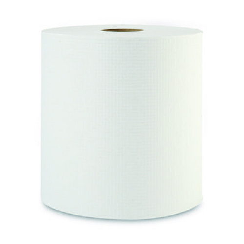 Boardwalk Hardwound Paper Towels, 1-Ply, 8" x 800 ft, White, 6 Rolls/Carton (6254B)
