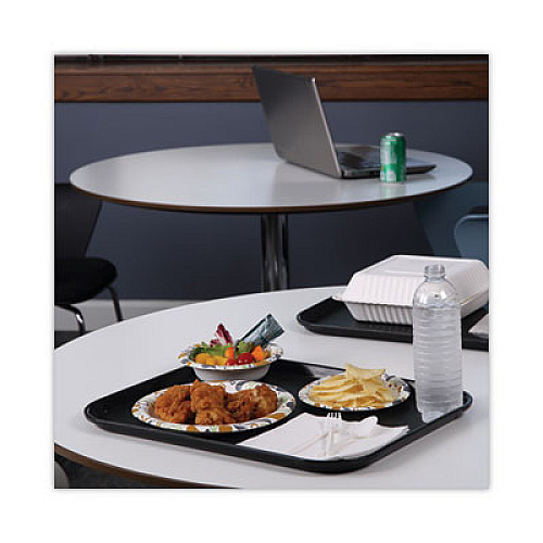 Boardwalk Deerfield Printed Paper Plates, 9" dia, Coated/Soak Proof, White/Yellow/Green/Purple, 125/Pack, 8 Packs/Carton (DEER9PLT)