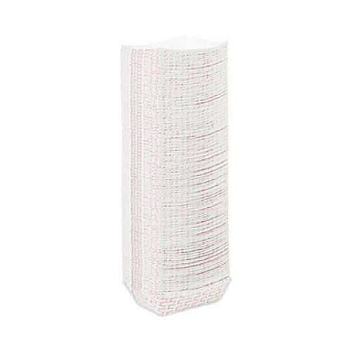 Boardwalk Paper Food Baskets, 0.5 lb Capacity, Red/White, 1,000/Carton (30LAG050)