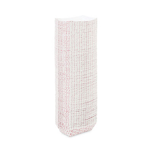 Boardwalk Paper Food Baskets, 0.25 lb Capacity, 2.69 x 4 x 1.05, Red/White, 1,000/Carton (30LAG025)