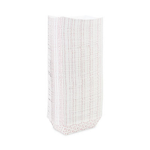 Boardwalk Paper Food Baskets, 3 lb Capacity, Red/White, 500/Carton (30LAG300)