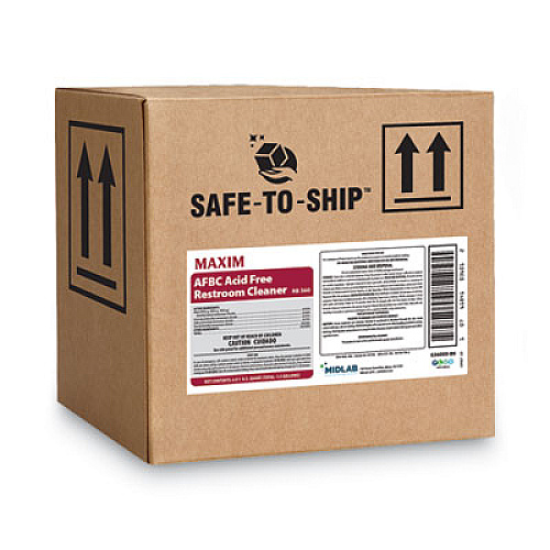 Maxim AFBC Acid-Free Restroom Cleaner, Safe-to-Ship, Fresh Scent, 32 oz Bottle, 6/Carton (03600086)