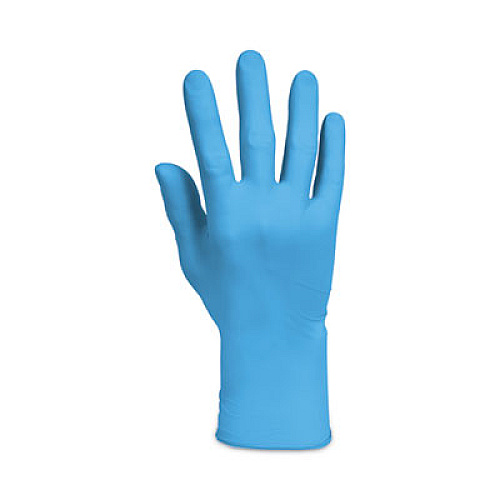 KleenGuard G10 Flex Blue Nitrile Gloves, Powder-Free, Large, 3 mil Thick, 9.5" Long, Blue, 100/Box, 10 Boxes/Carton (54334)