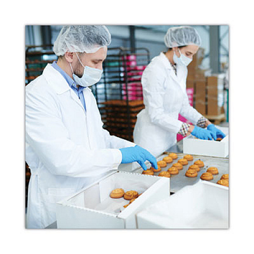 KleenGuard G10 Flex Blue Nitrile Gloves, Powder-Free, X-Large, 3 mil Thick, 9.5" Long, Blue, 90/Box, 10 Boxes/Carton (54335)