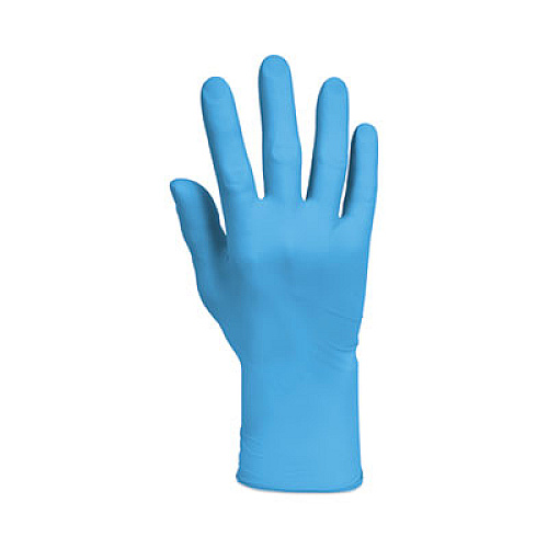 KleenGuard G10 Flex Blue Nitrile Gloves, Powder-Free, X-Large, 3 mil Thick, 9.5" Long, Blue, 90/Box, 10 Boxes/Carton (54335)