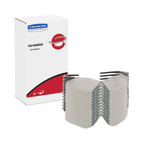 KleenGuard Nemesis VL Safety Glasses, Frameless, Clear Single I/O Lens (29112)