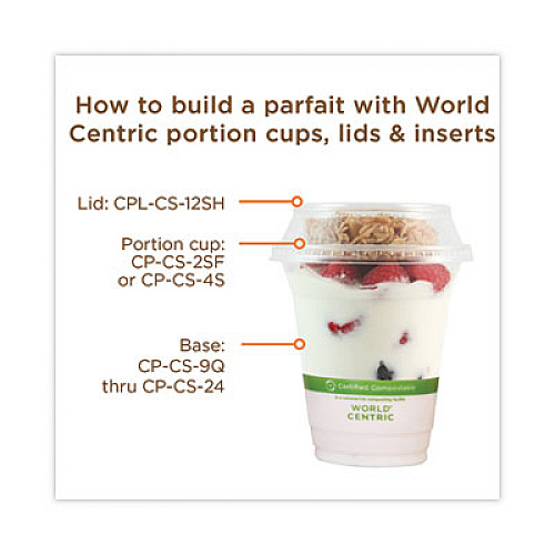 World Centric PLA Clear Cold Cups, 9 oz, Plastic, Clear, 1,000/Carton (CPCS9Q)