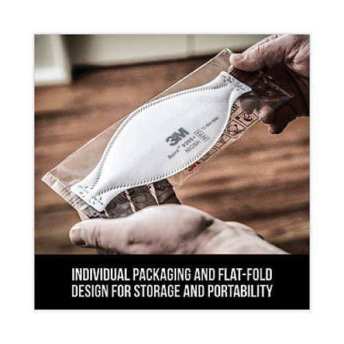 3M Aura Particulate Respirator 9205+, N95, One Size Fits All, 20/Pack (9205PH20DC)