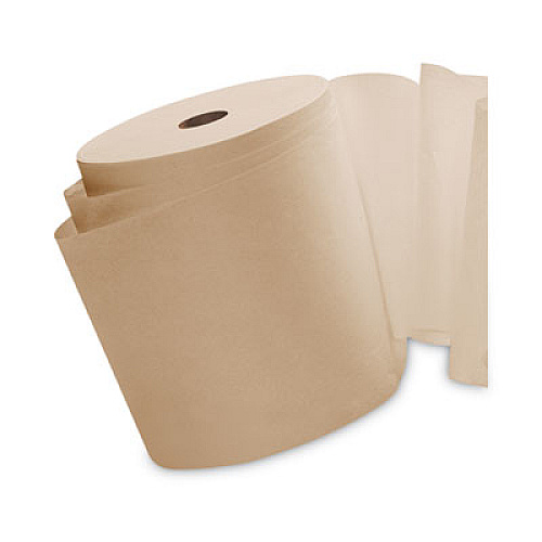 Scott Essential Hard Roll Towels for Business, 1-Ply, 8" x 800 ft, 1.5" Core, Natural, 12 Rolls/Carton (04142)