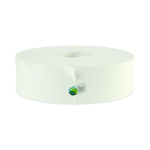 Boardwalk JRT Jumbo Roll Bathroom Tissue, Septic Safe, 2-Ply, 3.5" x 2,000 ft, White, 6 Rolls/Carton (6102B)