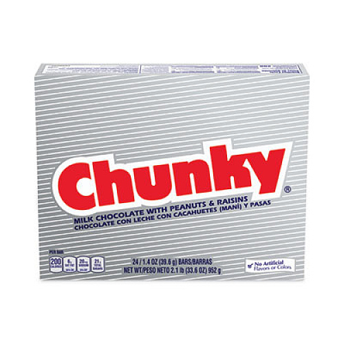 Nestl Chunky Bar, Individually Wrapped, 1.4 oz, 24/Carton (20900162)